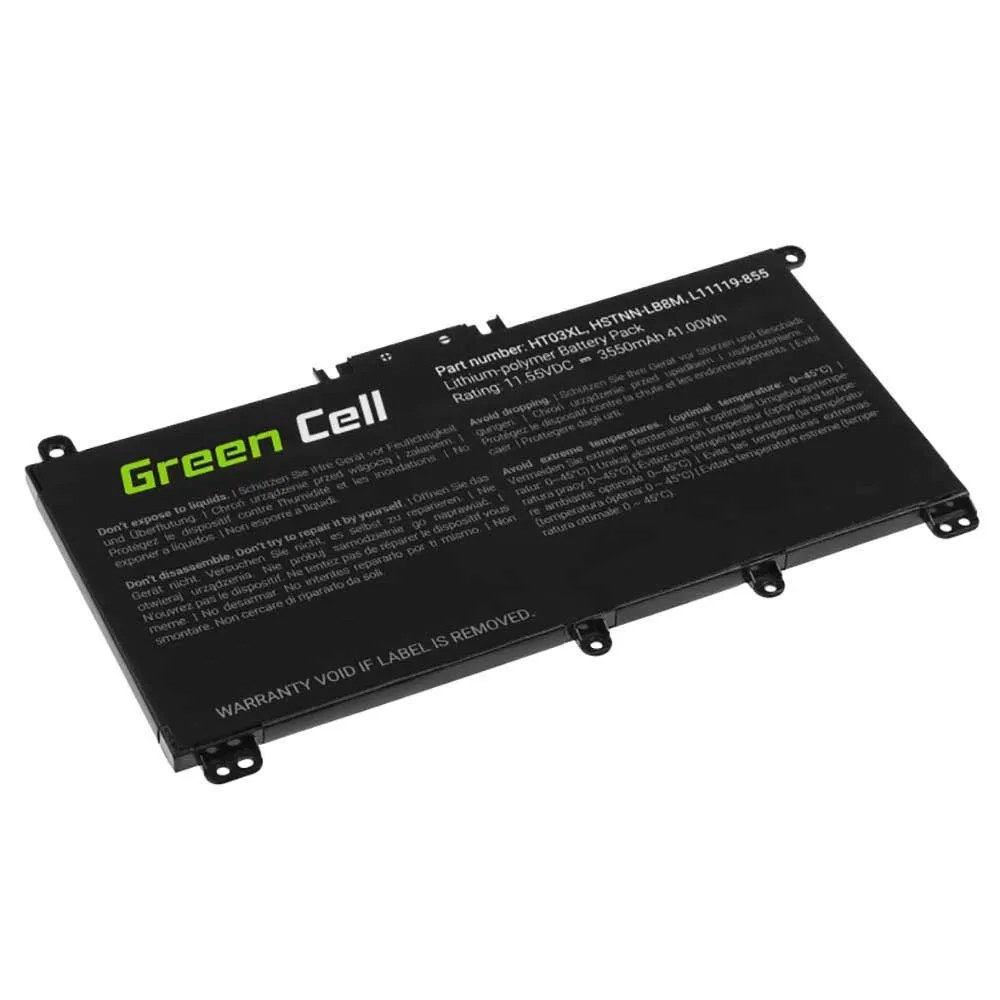 Green cell Batteria di ricambio per laptop HP163