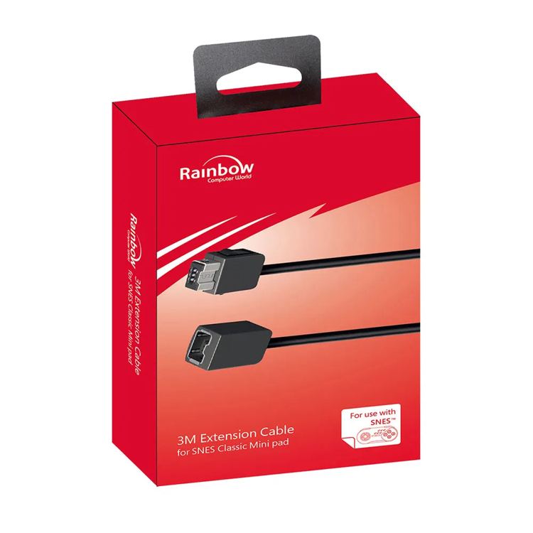 Rainbow Cavo di prolunga SNES mini