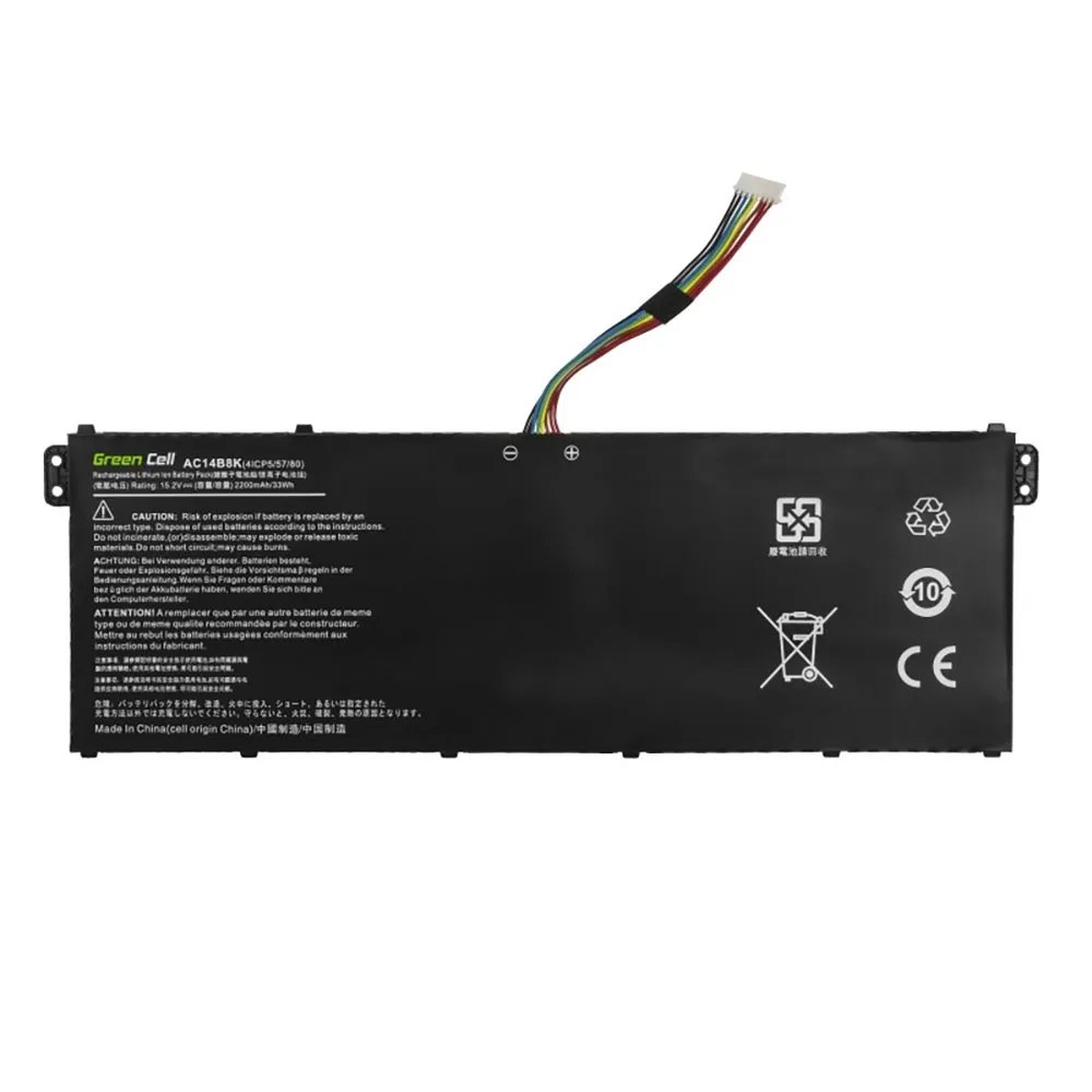 Green cell Batteria di ricambio per laptop AC72