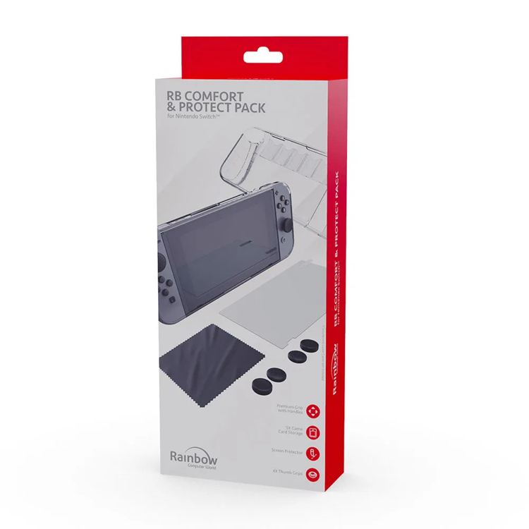 Rainbow Pellicola protettiva per schermo Nintendo Switch comfort e protezione